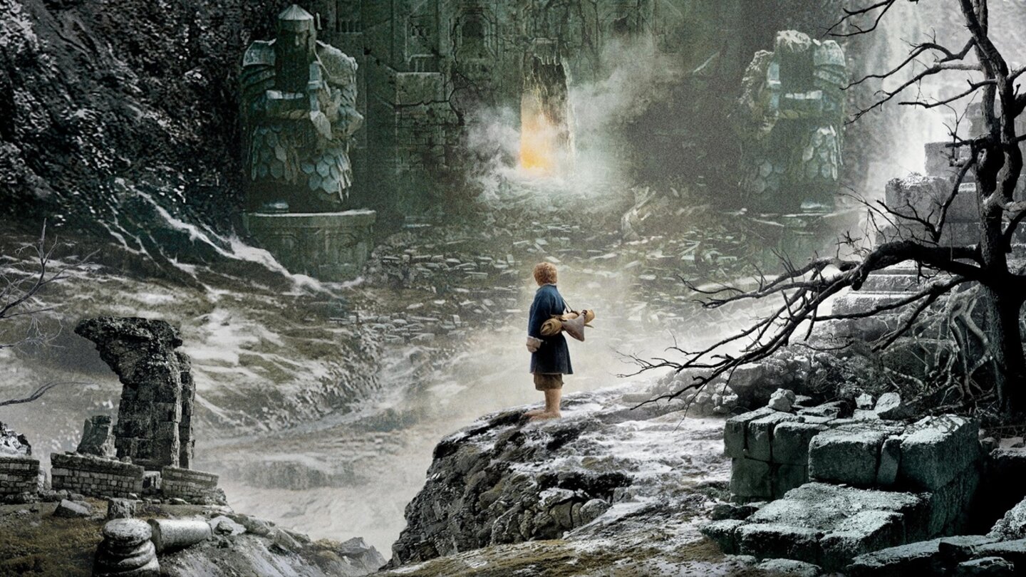 Der Hobbit: Smaugs EinödeAm Berg Erebor ist Bildo Beutlin größtenteils auf sich allein gestellt.