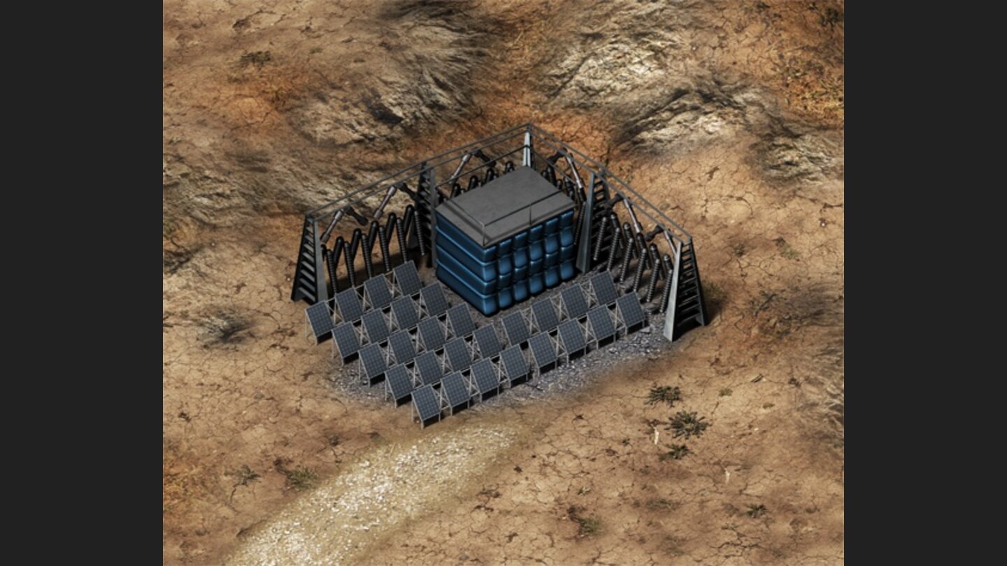 Desert Blitz - Die Gebäude