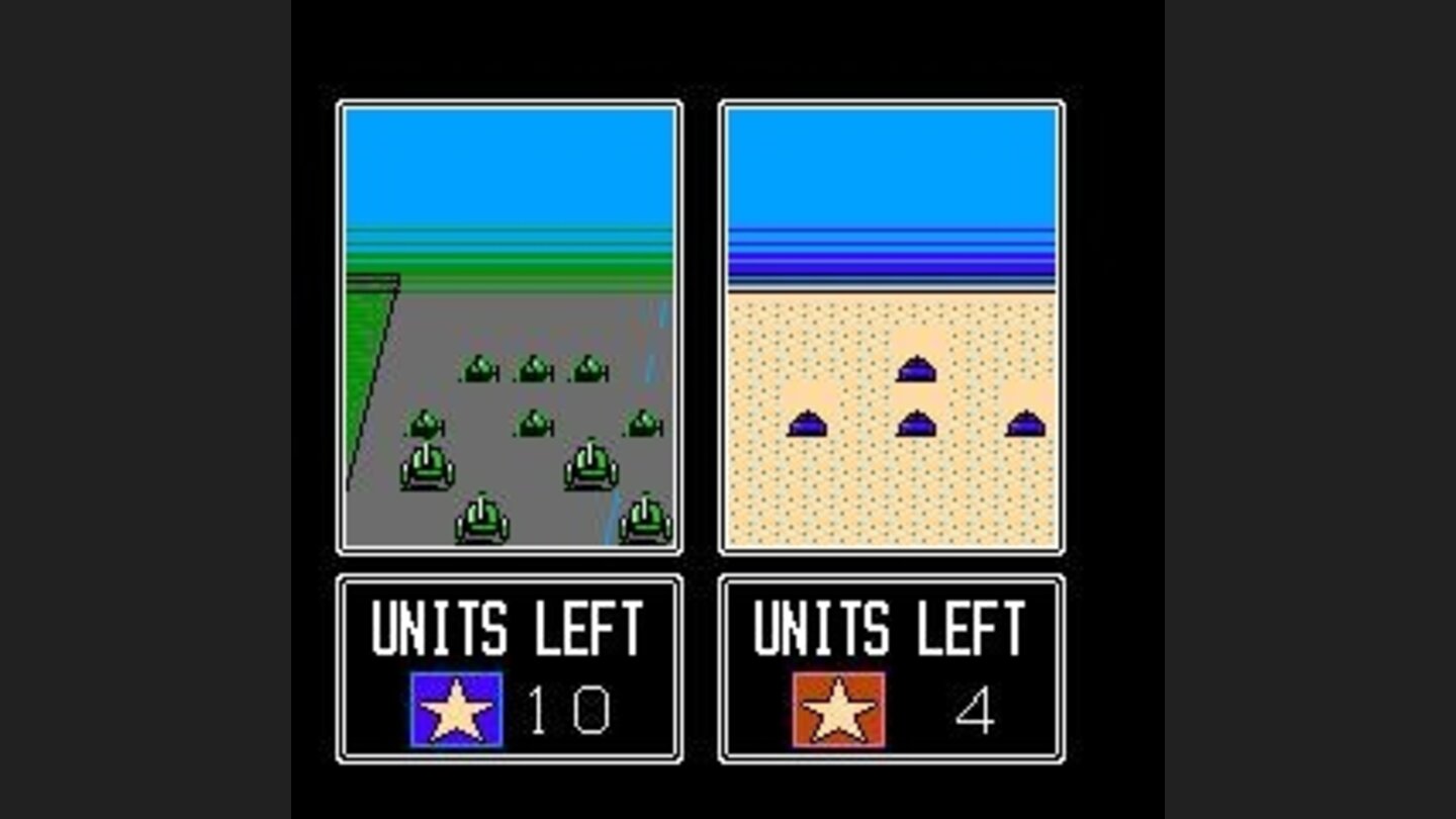 A group of cannons strafe at enemy tanks