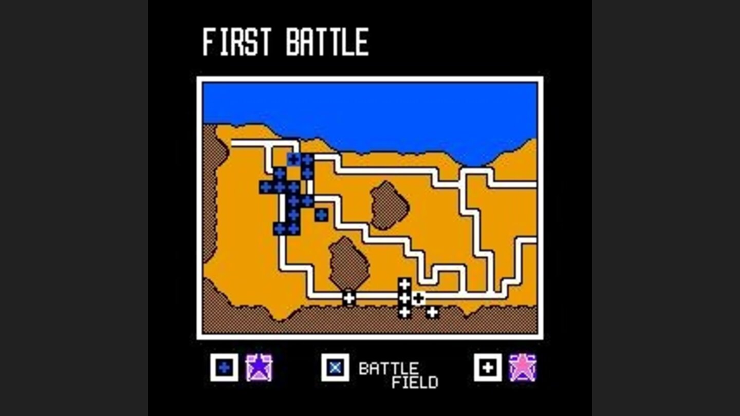 The big map gives you a general overview of the battlefield