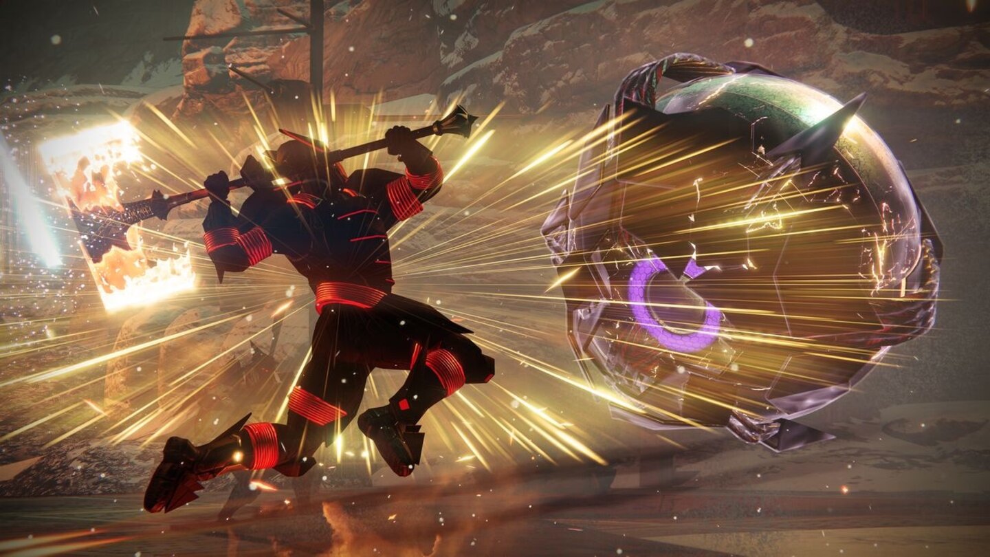 Destiny: Das Erwachen der Eisernen LordsCool: Im Addon dürfen wir auch mal die Flammenaxt schwingen.