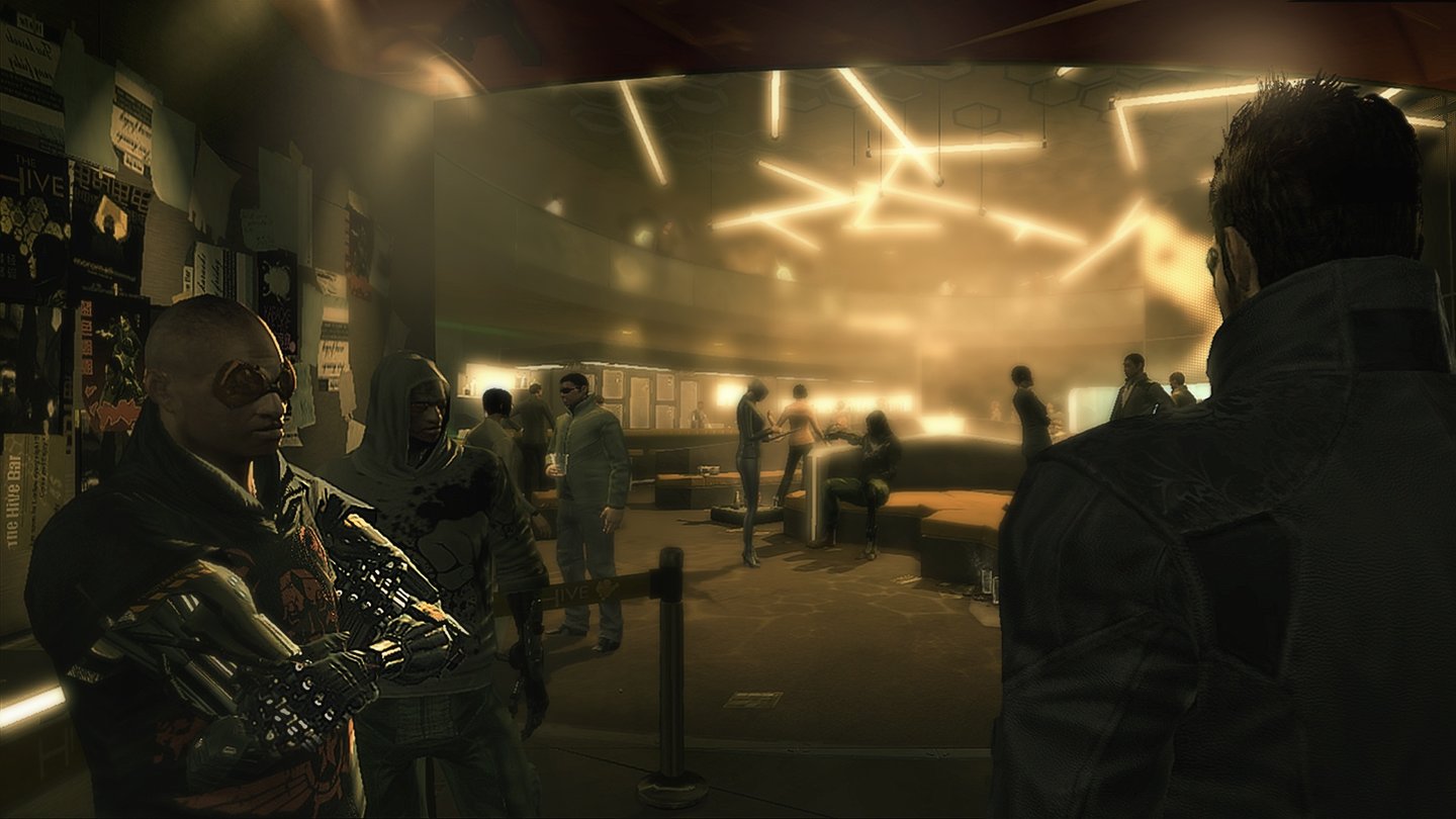 Deus Ex: Human Revolution - Screenshot (The Hive Bouncer=