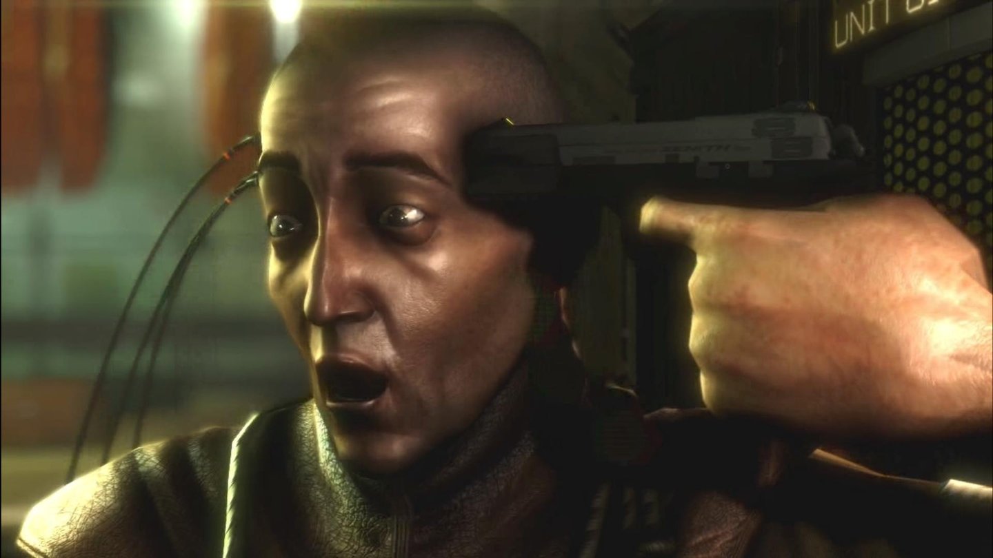 Deus Ex: Human RevolutionDie Hauptgeschichte des Spiels wird natürlich auch in schicken Zwischensequenzen erzählt.