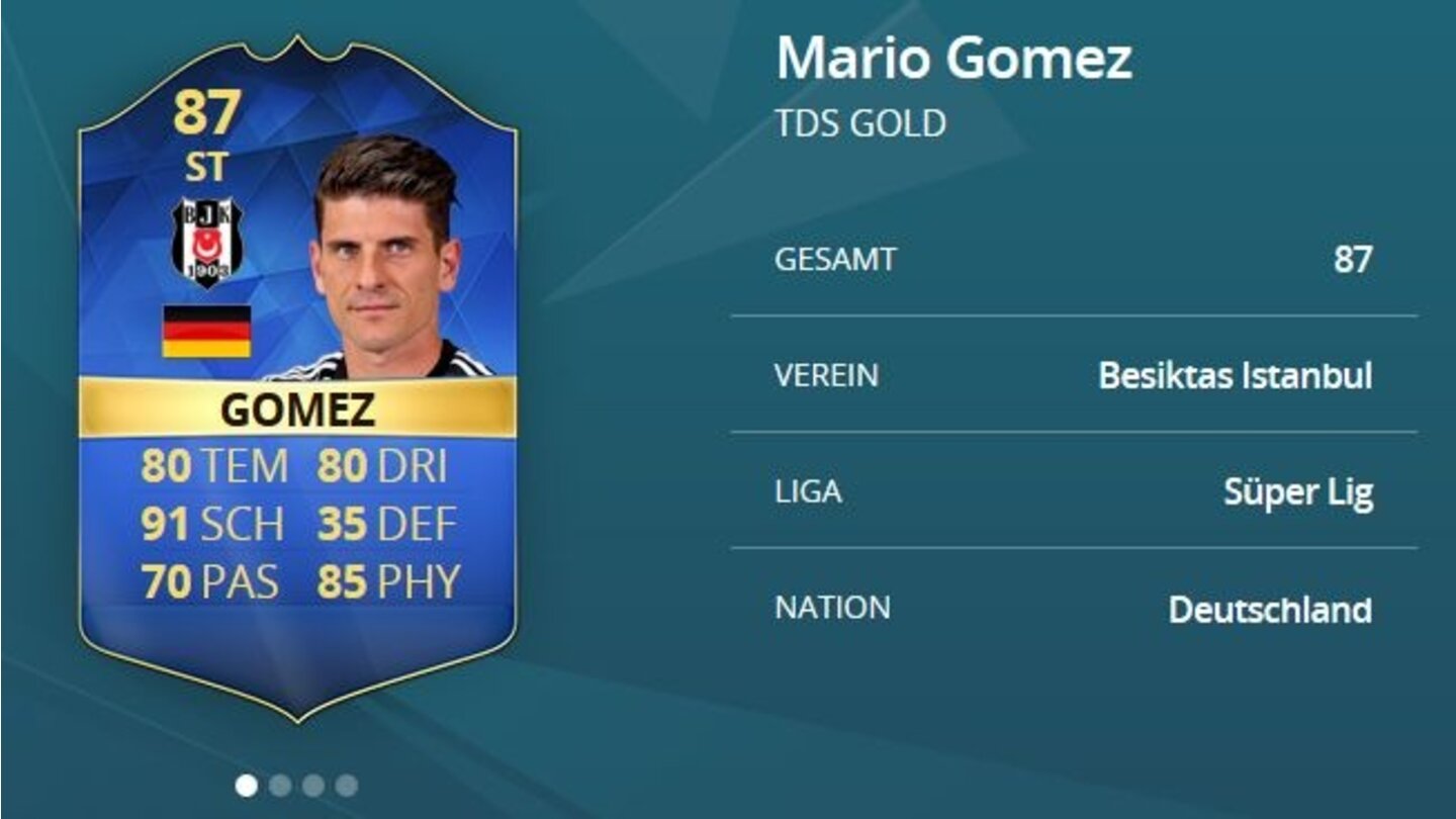 FIFA 16 Ultimate TeamMario Gomez