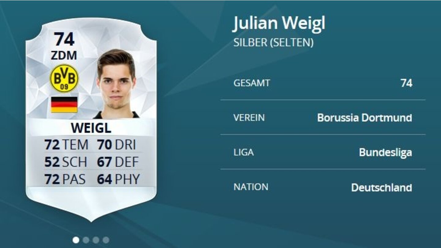FIFA 16 Ultimate TeamJulian Weigl