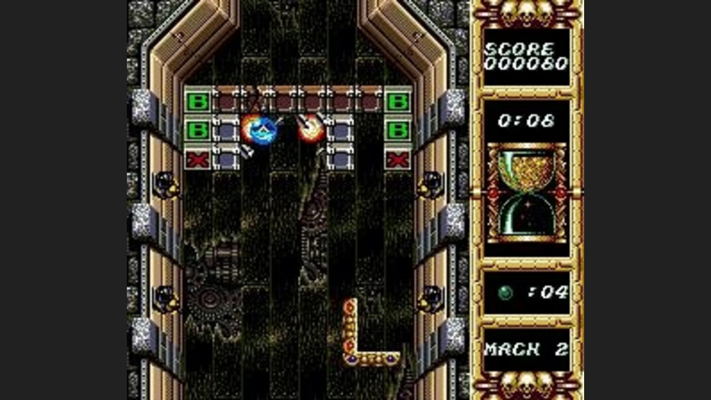 The ball causes massive destruction there