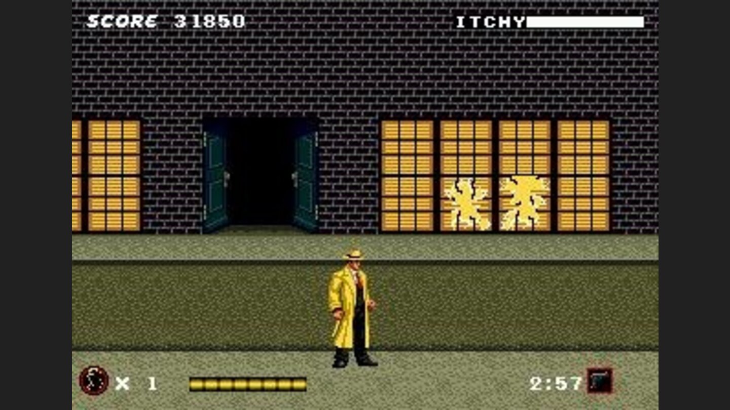 Nice detail: you broke the window glass with your machine gun