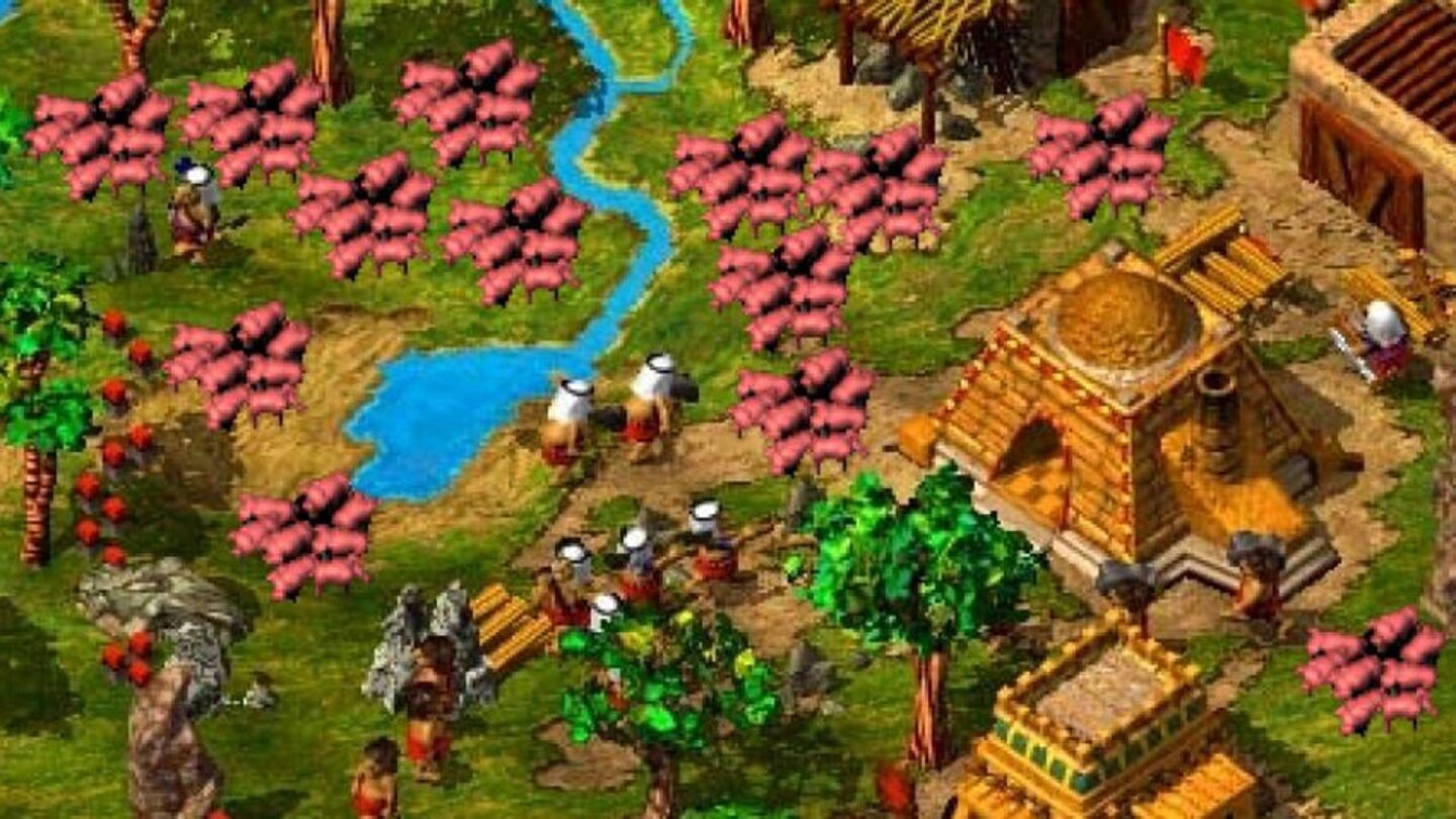 Die Siedler 3 Die Siedler 3 hat einen der coolsten Kopierschutze aller Zeiten: Bei Raubkopien produzieren die Eisenschmelzen… Schweine. Mit denen lassen sich natürlich keine Waffen herstellen und somit keine Sektoren erobern – Sauerei! Auch gepflanzte Bäume wachsen nicht komplett aus, sodass irgendwann das Bauholz futsch ist. Uncool: Einige CD-Laufwerke »erkennen« auch Original-Scheiben als Raubkopie, unter anderem in unserer Redaktion.