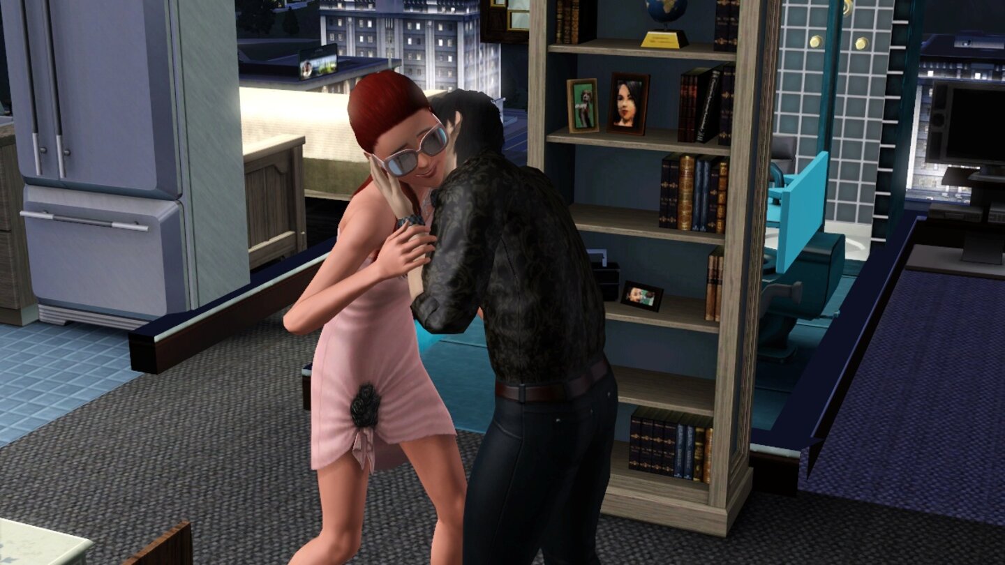 Die Sims 3: Late NightStatt Hunger hat Schmonzo fortan Durst. Auf Blut. Dazu saugt er entweder Freunde aus oder erntet sogenannte Plasmafrüchte.