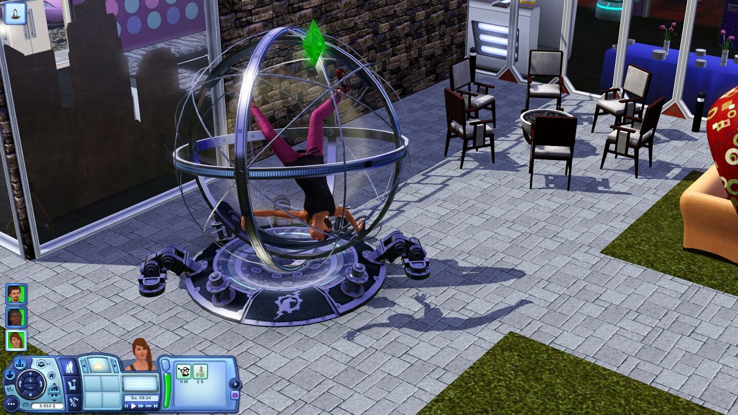 Die Sims 3: ShowtimeDie Überschlag-Kugel kennen wir schon aus dem zweiten Teil.