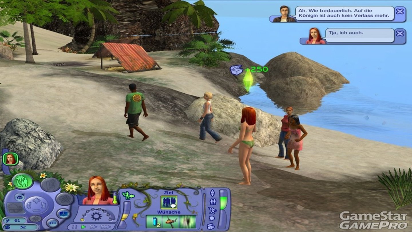 Die Sims: Geschichten (2007/2008) Vor dem Erscheinen von Die Sims 3 erschien mit Die Sims Geschichten eine eigene kurze Reihe, die spielerische Freiheiten zugunsten von mehr erzählerischer Dichte opferte. Wir müssen mit unserem Sim bestimmte Lebensziele erreichen, die jedoch nicht so groß angelegt sind wie die Karrieren der Die Sims-Spiele. In Die Sims Lebensgeschichten steht beispielsweise die Hochzeit und Familiengründung im Vordergrund, während sich Die Sims Tiergeschichten mit der erfolgreichen Aufzucht von preisgekrönten Haustieren beschäftigt. In Die Sims Inselgeschichten begleitet der Spieler einen schiffbrüchigen Sim, der auf einer einsamen Insel zurechtkommen muss. Durch die Reduzierung der Spielelemente empfanden viele Fans die Geschichten-Reihe als zu mager, zumal das eher rollenspieltypische Erzählkonzept zu komplex für das spielerische Gerüst der Serie war.