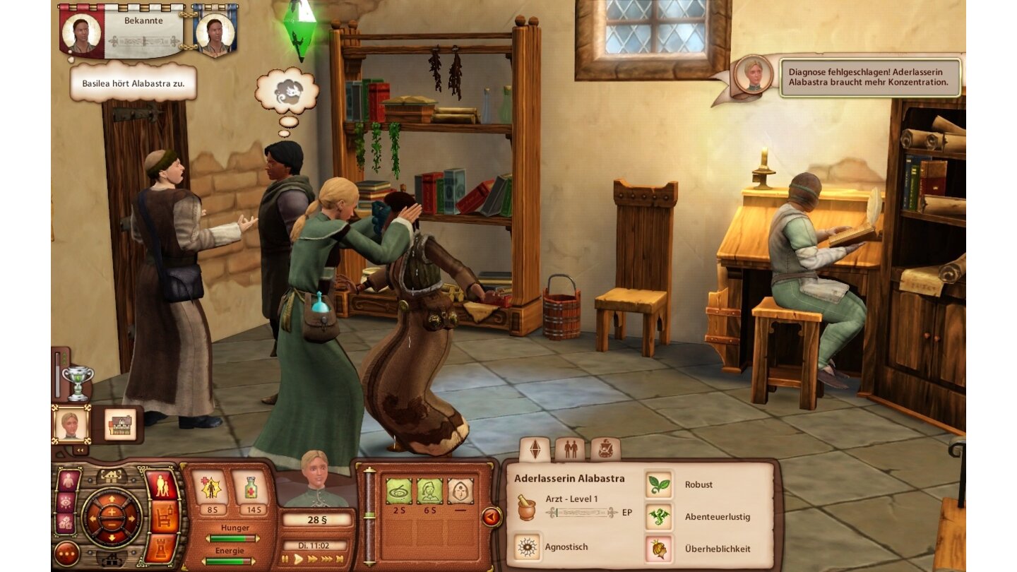 Die Sims: MittelalterPC-Screenshots aus Test-Version