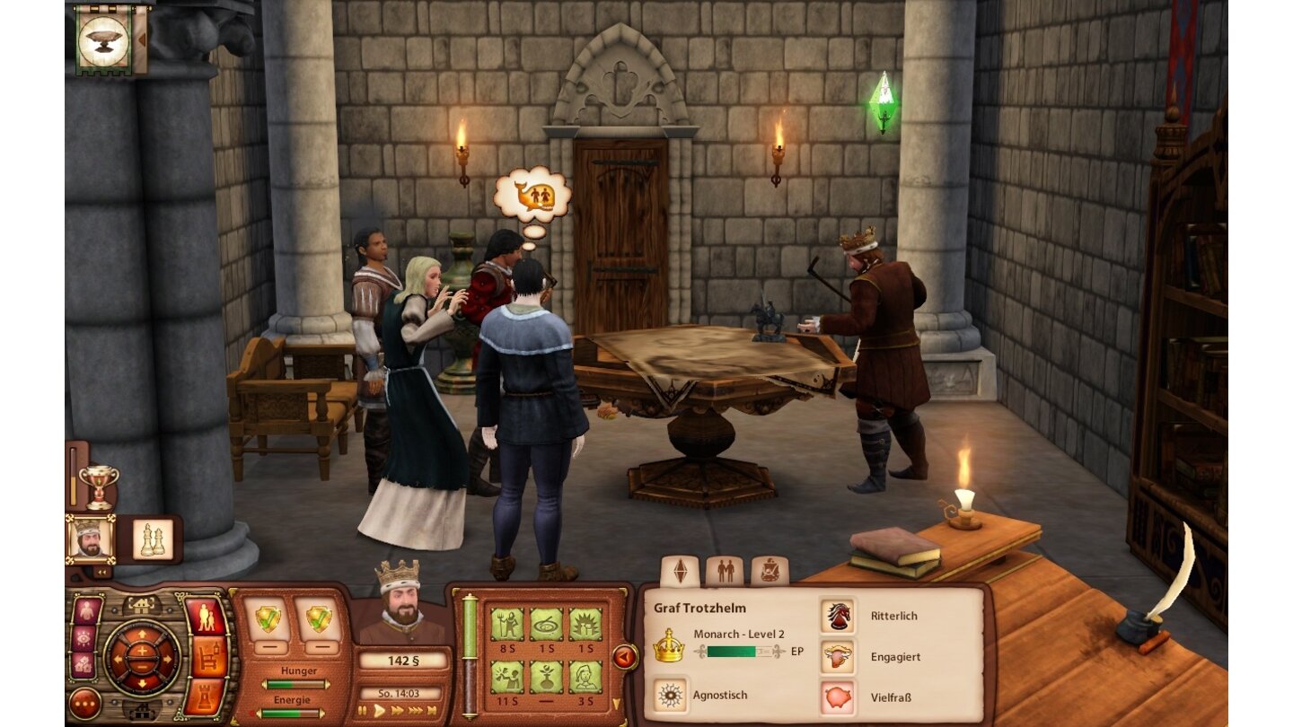 Die Sims: MittelalterPC-Screenshots aus Test-Version