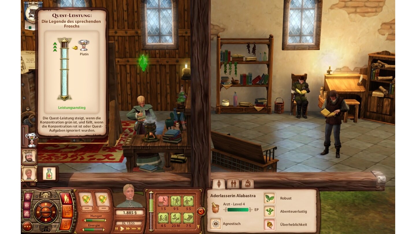 Die Sims: MittelalterPC-Screenshots aus Test-Version