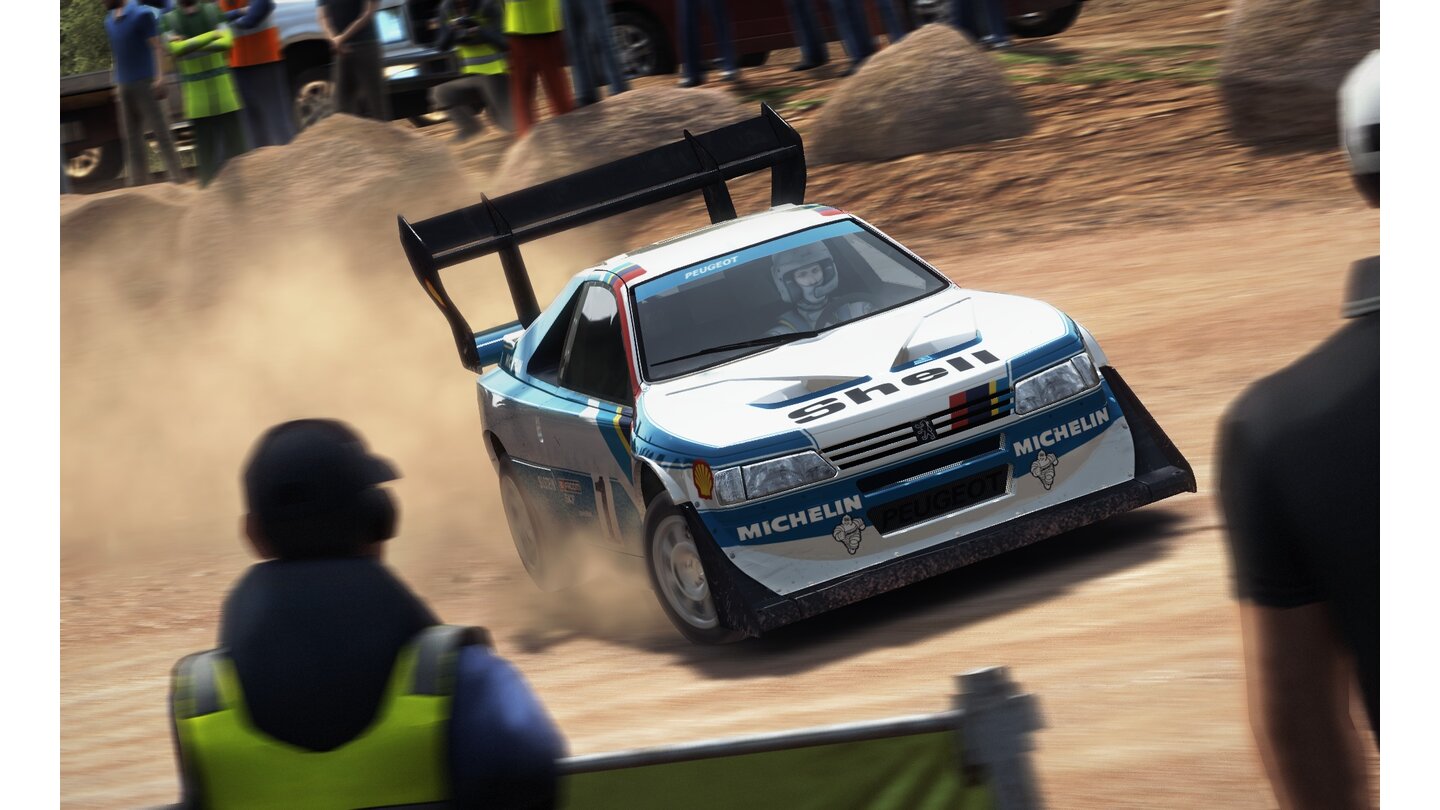 Dirt RallyScreenshots von der Hillclimb-Strecke »Pikes Peak«