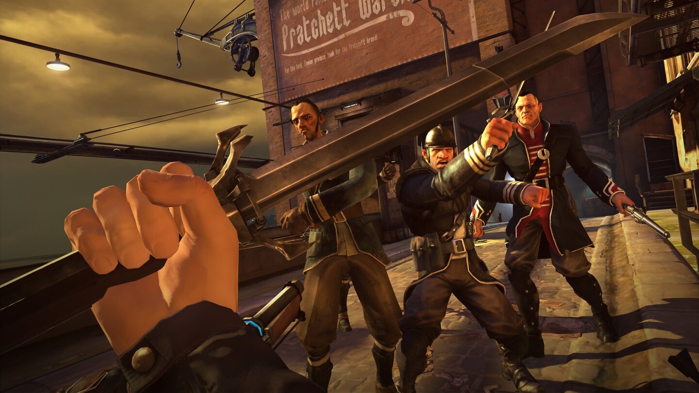 Dishonored: Die Maske des ZornsEines der intressanteren Spiele, die auf der E3 gezeigt wurden: Dishonred: Die Maske des Zorns. Bei der Entwicklung waren auch Macher von Half-Life 2 und Bioshock beteiligt, ein bisschen beider Spiele ist auch in Dishonored wieder zu finden.