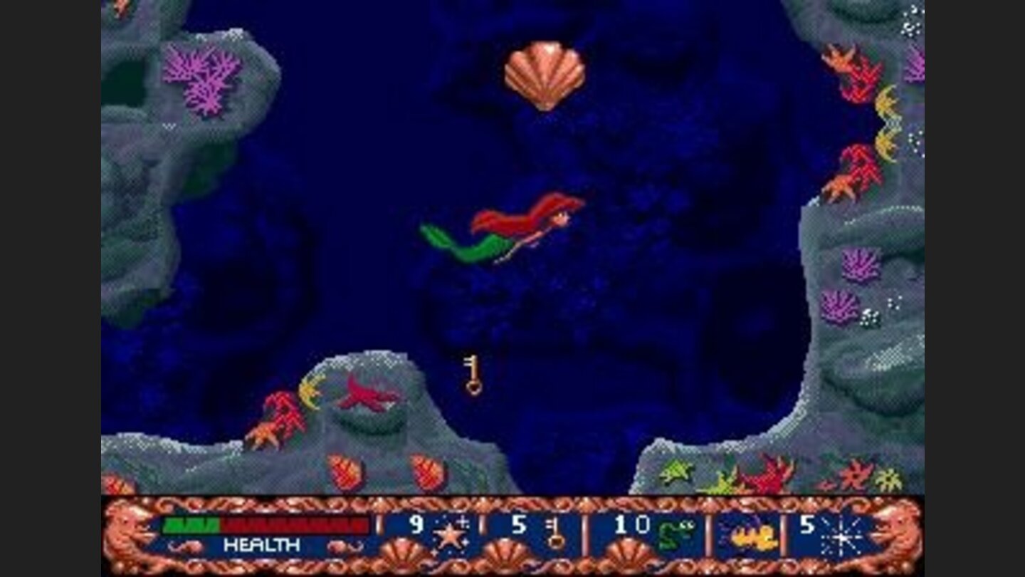 Sea monsters to fight, keys to collect