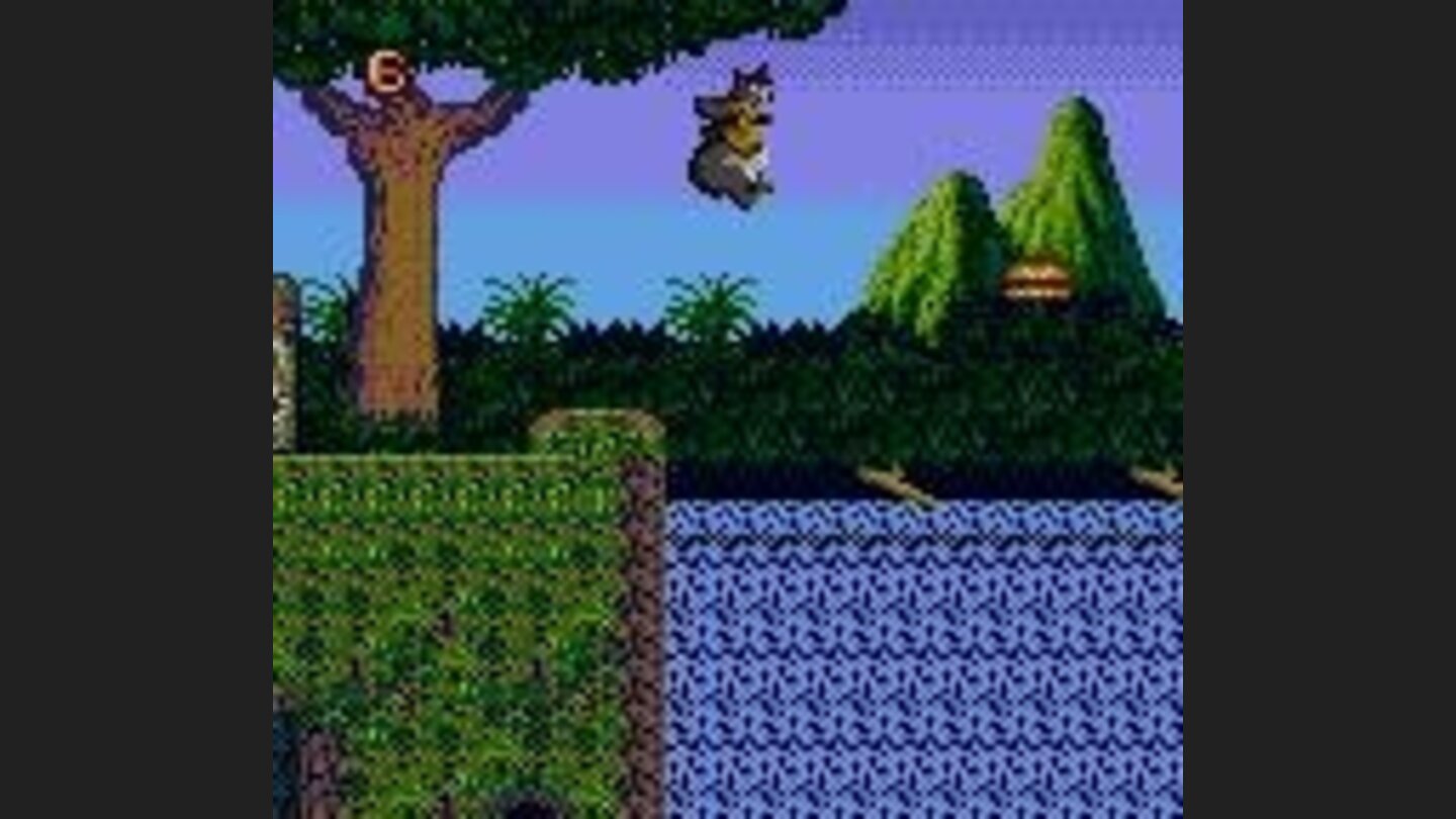 Jumping across river