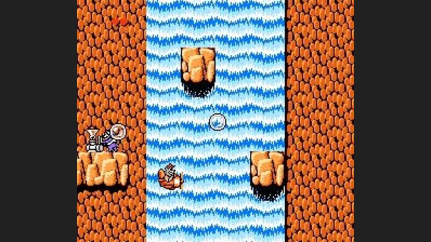 Flying down the waterfall