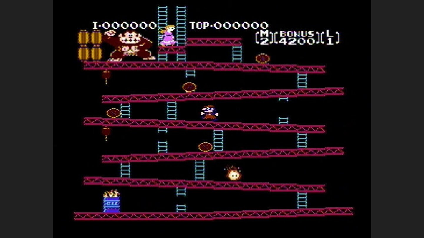 Avoid the barrels (Donkey Kong)