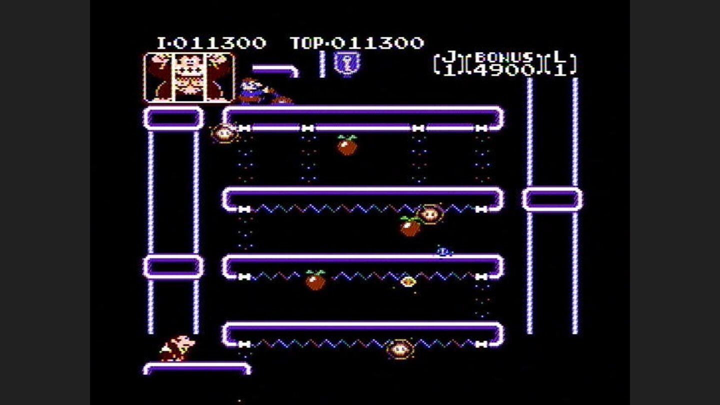 The third level (Donkey Kong Jr.)