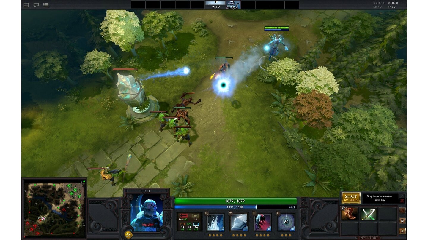 Dota 2 - Die Ingame-Models der HeldenLich - Chain Frost