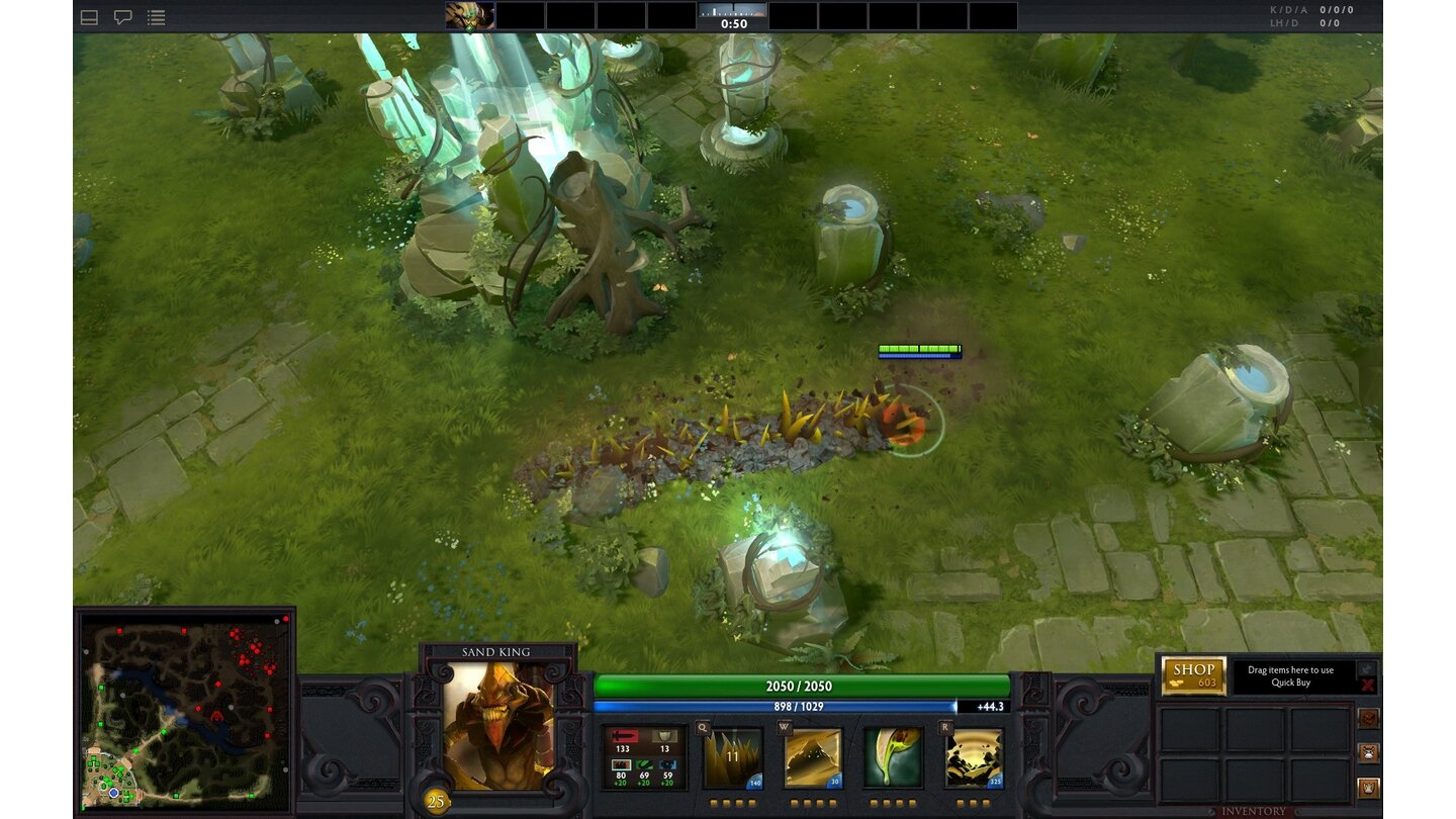 Dota 2 - Die Ingame-Models der HeldenSand King - Burrowstrike