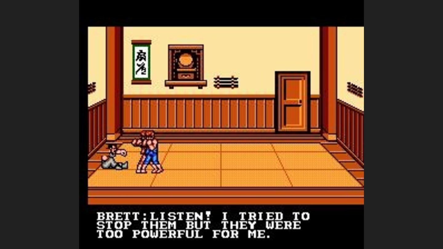 Our heroes tend to a wounded friend.
