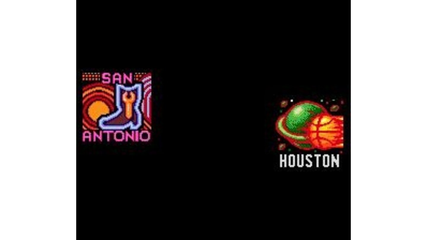 The team logos are nothing like the NBA ones - the title is not licensed