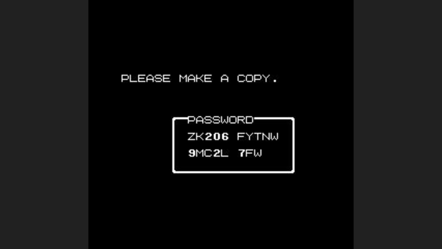 Successfully finding a piece of the device earns you a password
