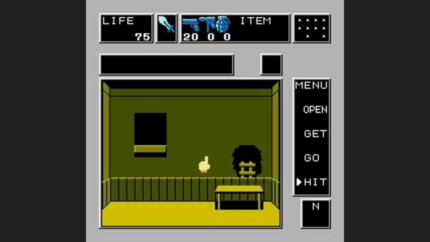 Hitting the wall here has revealed a secret passage down to the basement. Fragile drywall.