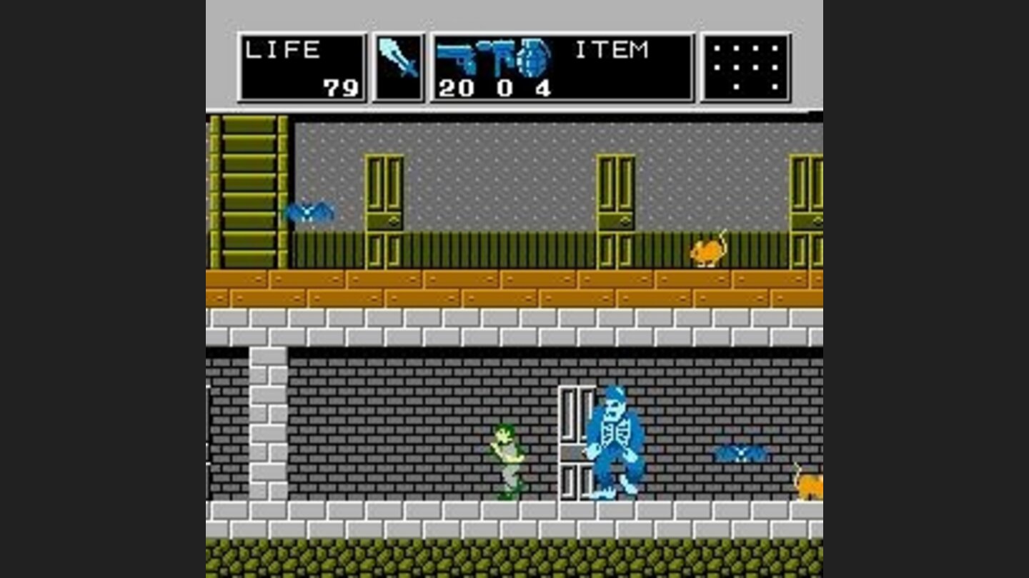 A big scarry monster has chased me out of 1st-person mode and into the hallway