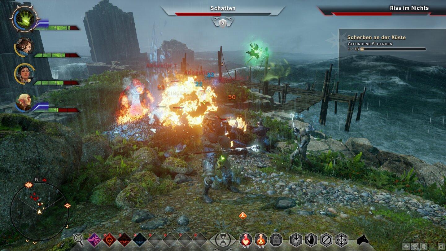 Dragon Age: InquisitionWir säubern einen Dimensionsriss an der Sturmküste.