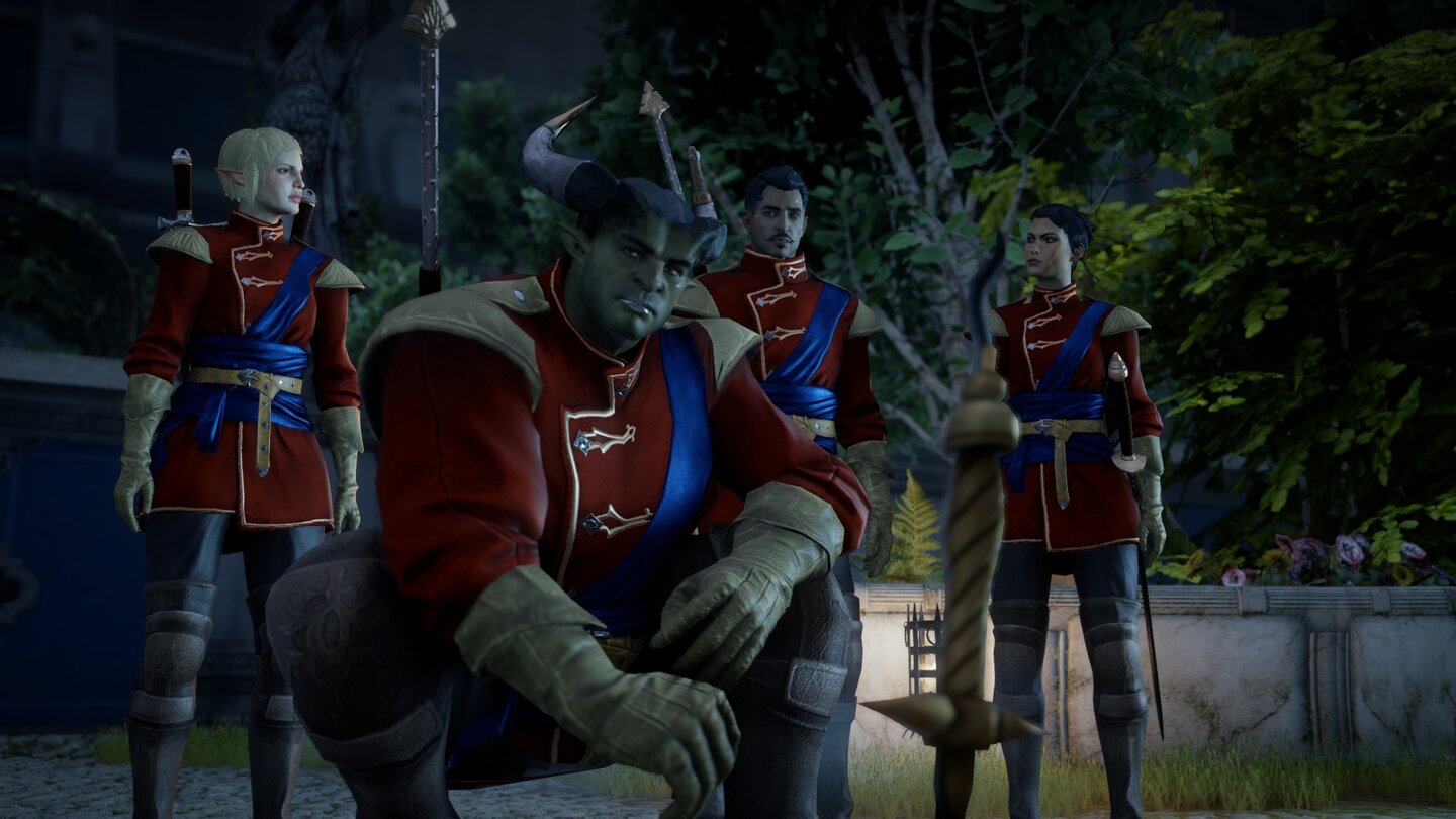 Dragon Age: InquisitionUnser Qunari-Inquisitor ist auf diplomatischer Mission.