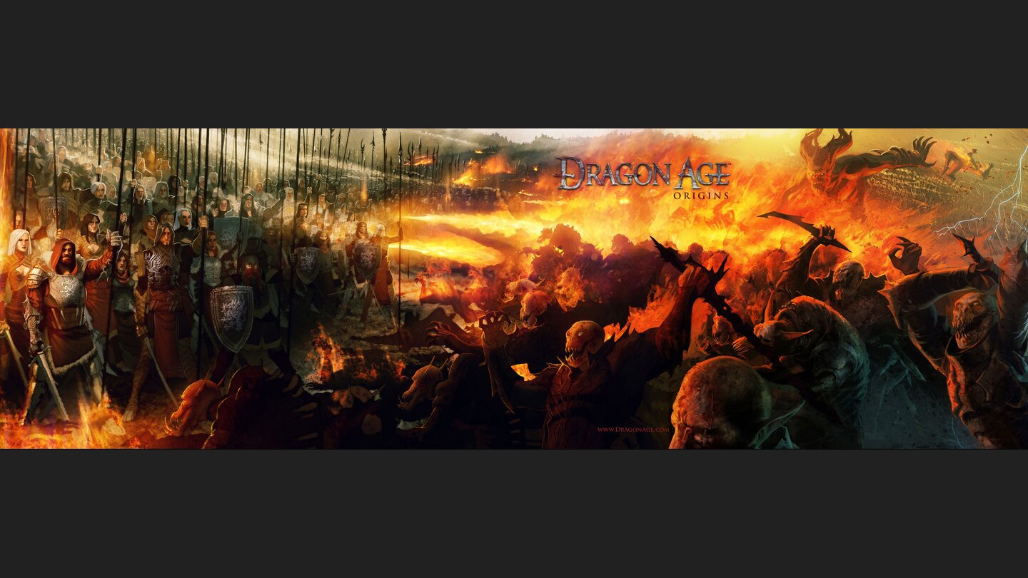 » Dualscreen-Wallpaper zu Dragon Age: Origins herunterladen
