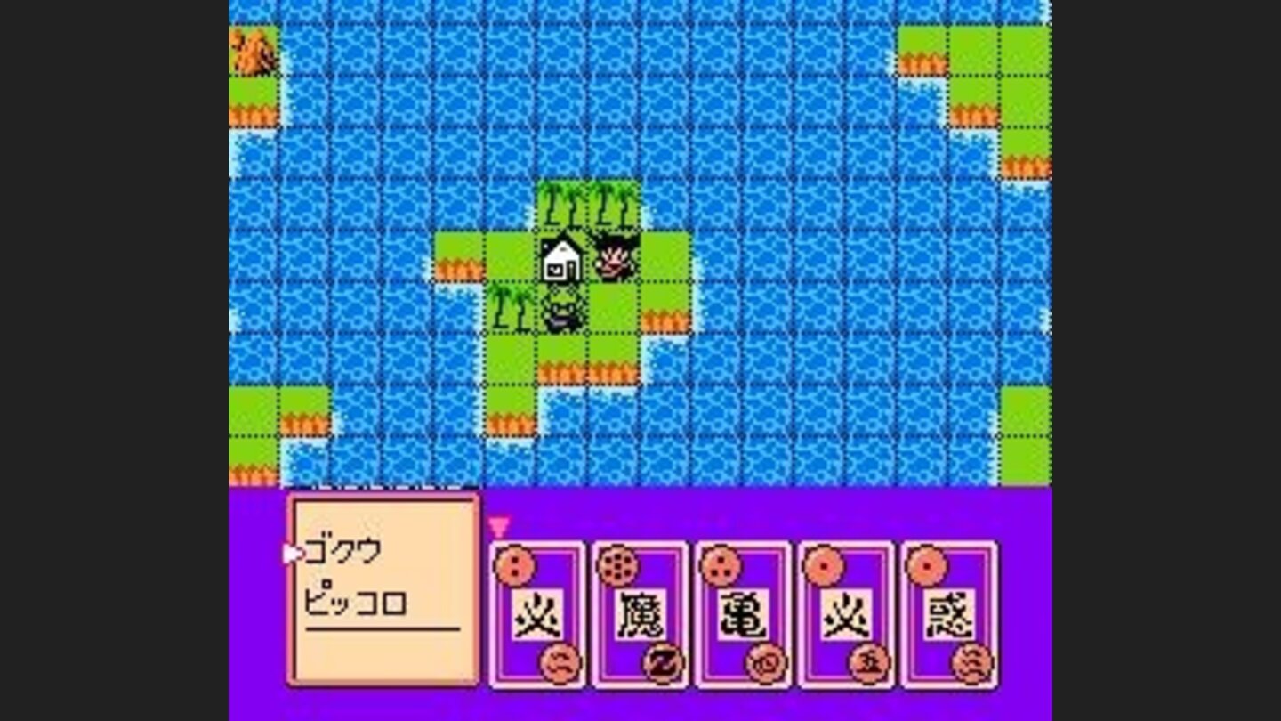 Starting the game on the world map