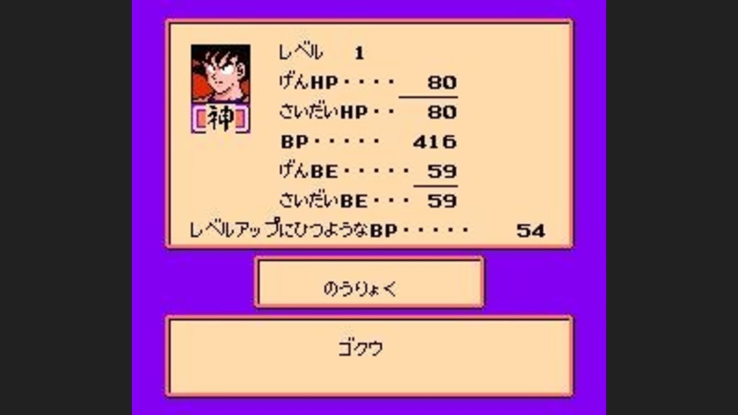 Character information