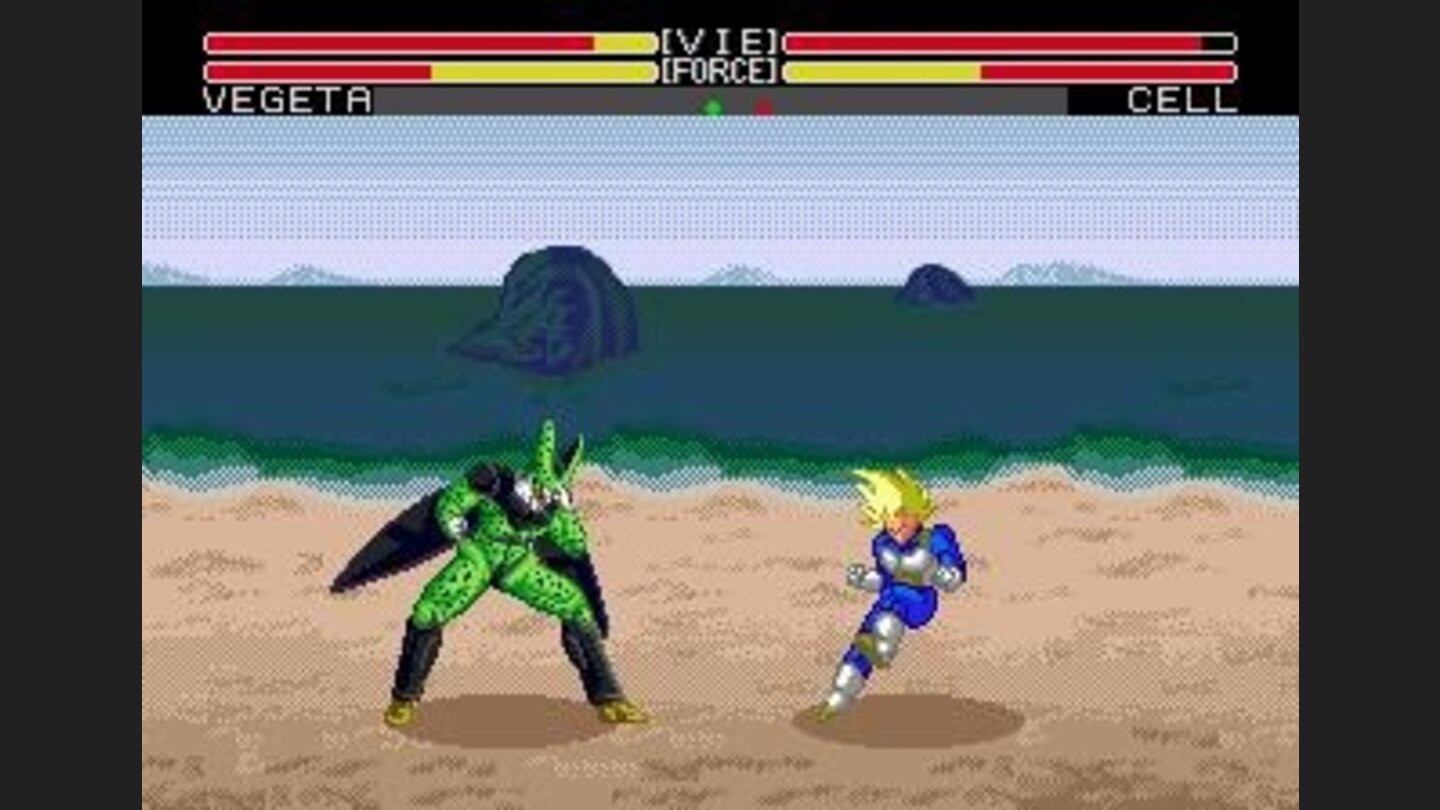 Vegeta vs Cell - Finally Cell obtained the perfection...