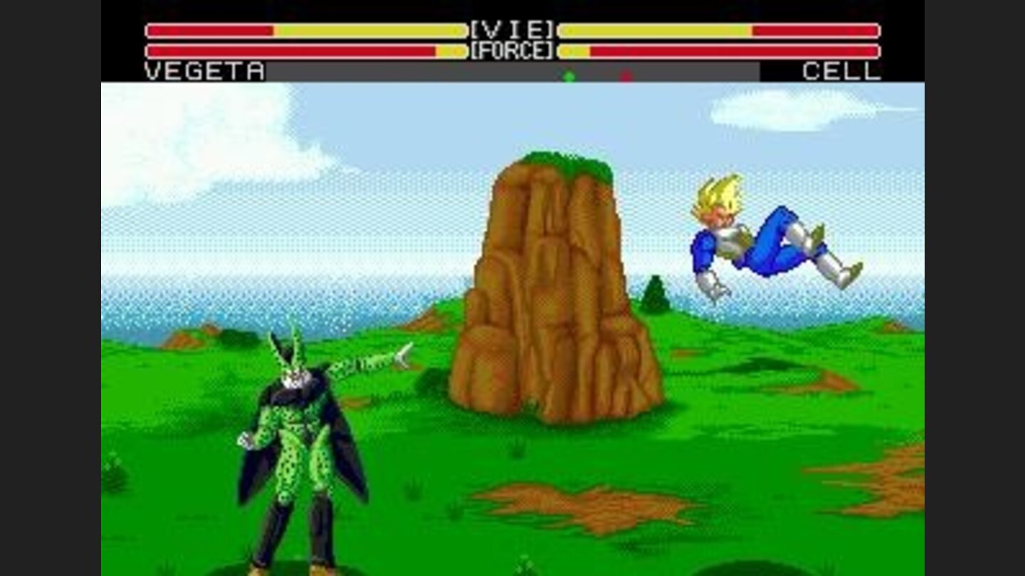 Vegeta vs Cell - Its so powerful!
