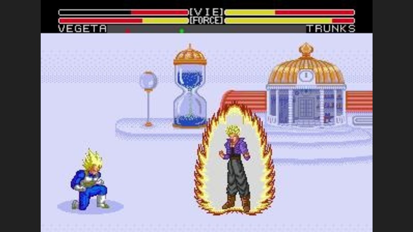 Vegeta vs Trunks - We must train hardly!
