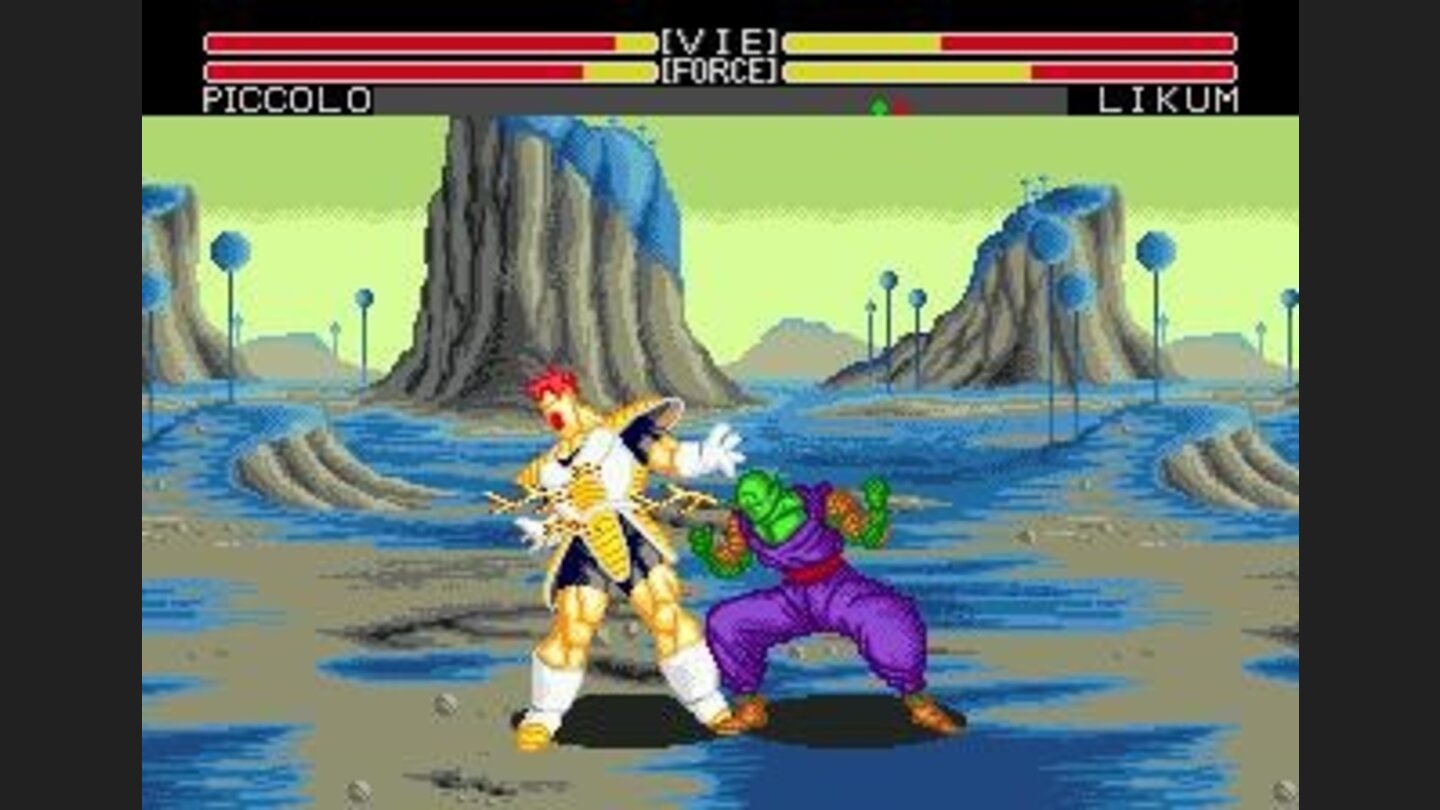 Piccolo vs Likum - Goku is arriving... go Piccolo!