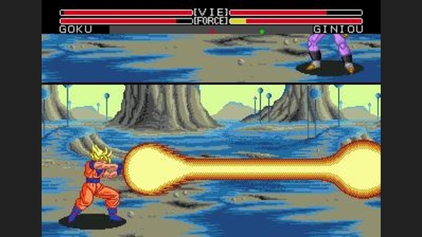 Goku vs Giniou - Kame-Hame-Haa!