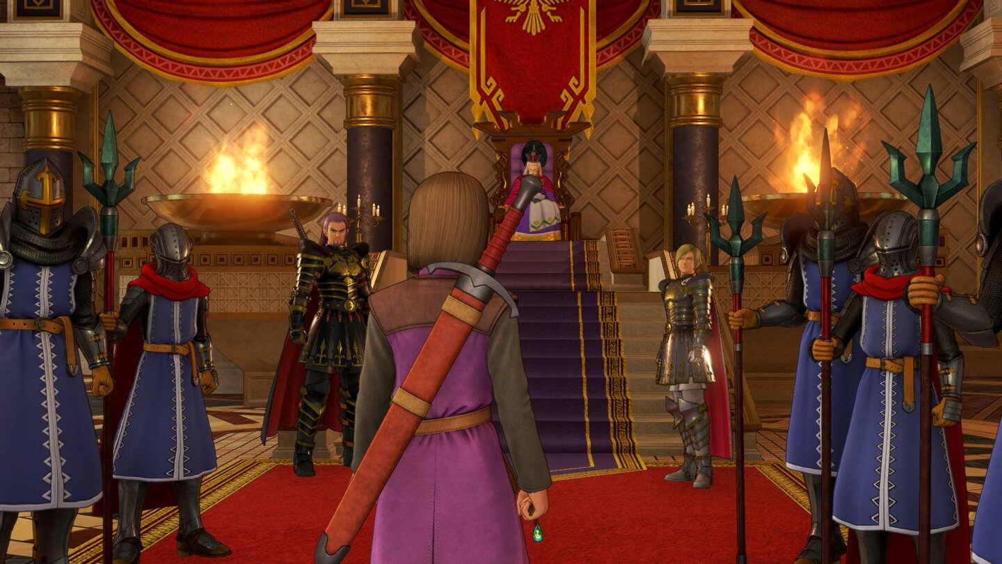 Dragon Quest 11Die Story um eine Prophezeiung arbeitet mit vielen Klischees, bricht diese aber auch immer mal wieder.