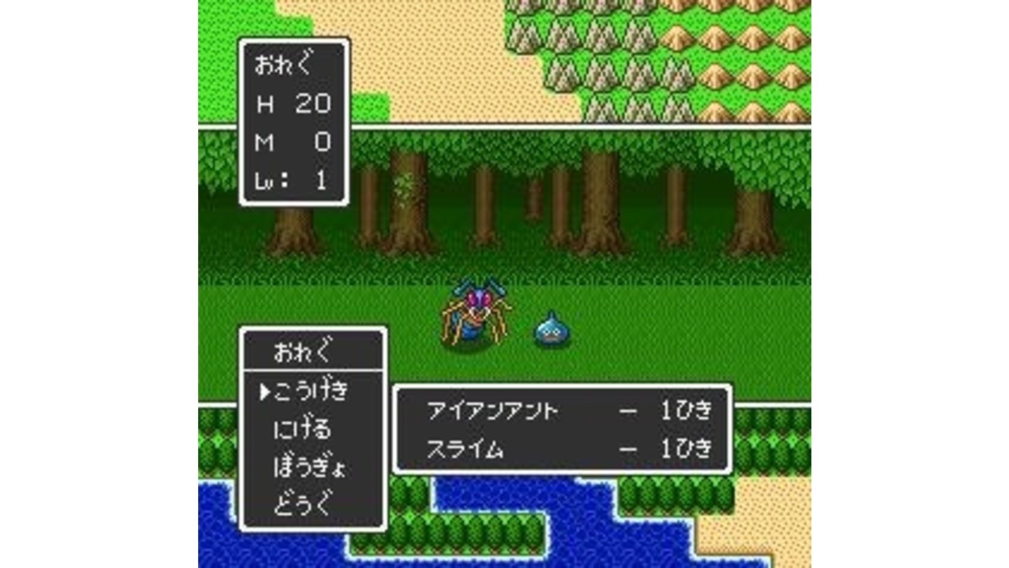 ... and even enemies of various kinds together (DQ2)