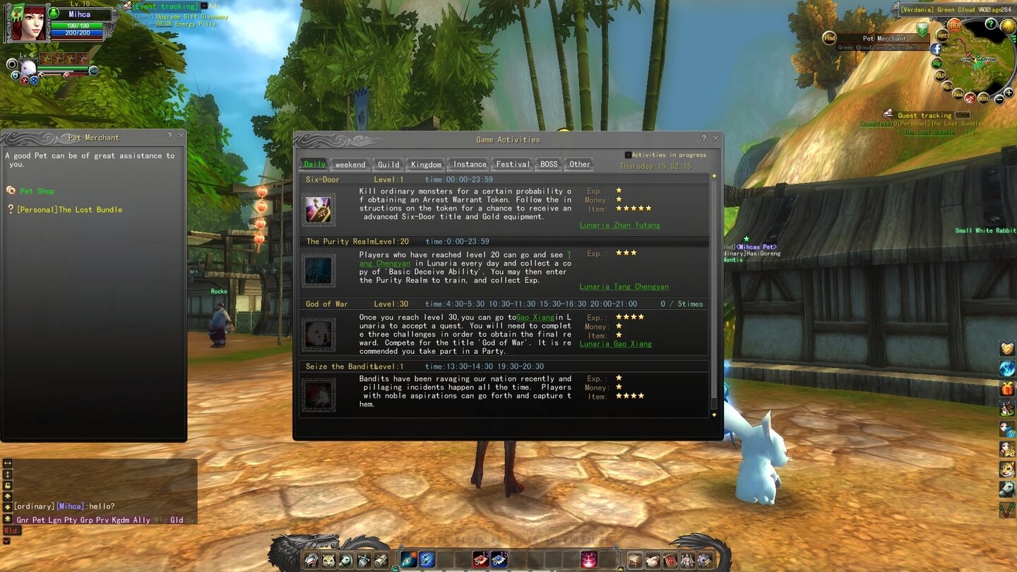 Dragon SoulÜbersichtlich: Zahlreiche Events für jeden Level gibt’s auch.