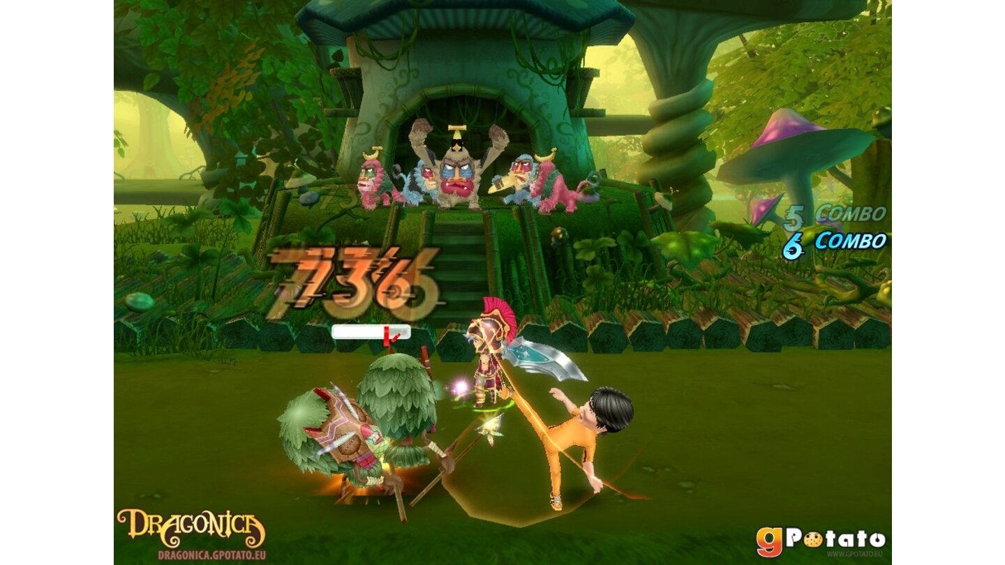 DragonicaScreenshots zu den Spezialangriffen im Free2Play-Spiel Dragonica.