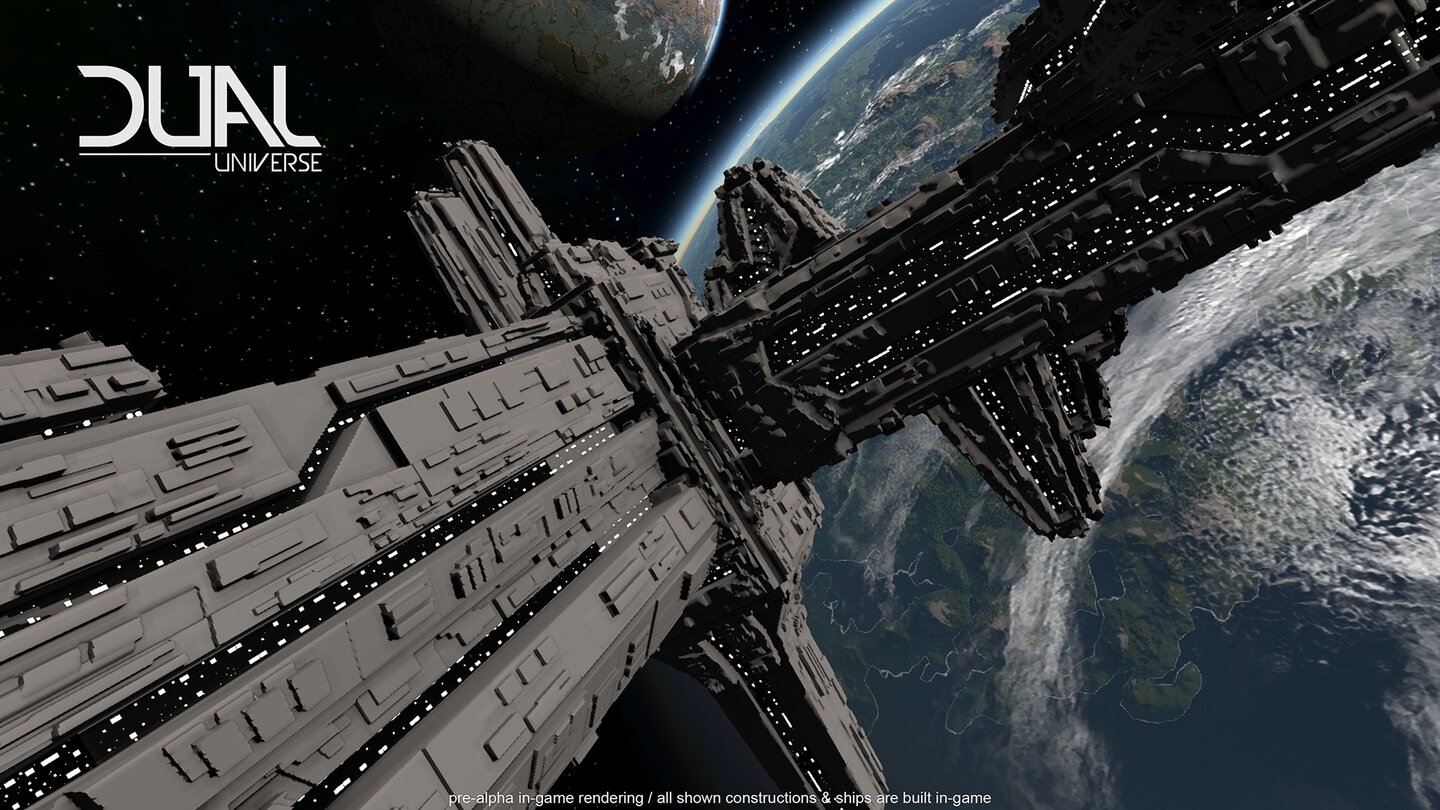 Dual Universe - PreAlpha-Screenshot - Raumstation