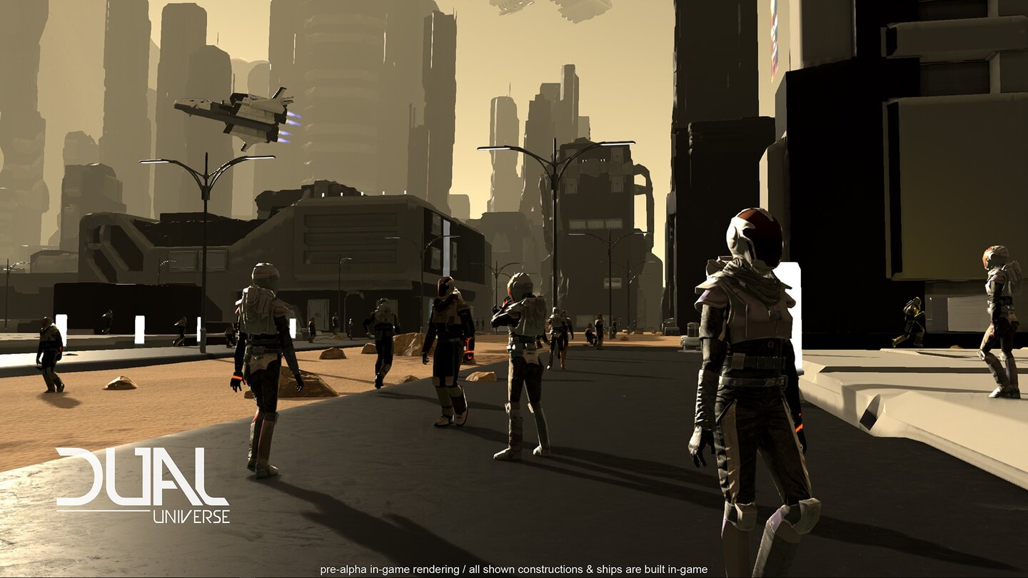 Dual Universe - PreAlpha-Screenshot - Stadt