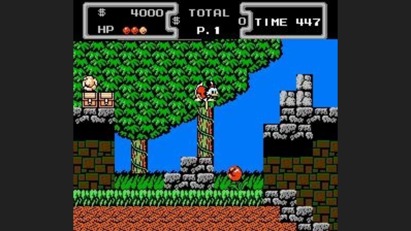 Scrooge jumping. Graphics are great!