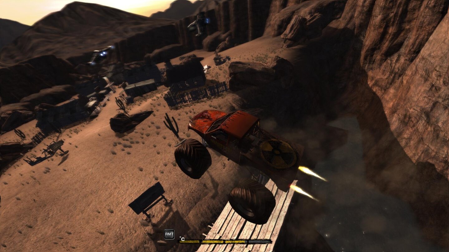 Duke Nukem ForeverMit dem Monstertruck geht's durch die Wüste Nevadas. Das macht für eine Weile Spaß, wird aber (wie vieles im Spiel) über Gebühr in die Länge gezogen.